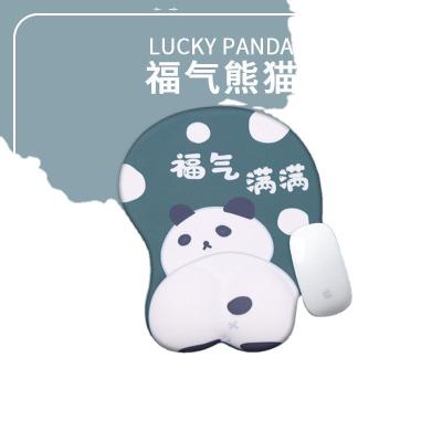 China Good Quality HOT Cartoon Color and 3D Support Wrist Ergonomic Keyboard Mouse Pad for sale