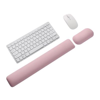 China Wholesale Wristband Armrest Rest Pad Hand Gel Memory Foam Set Ergonomic Keyboard and Mouse Wrist Support for sale