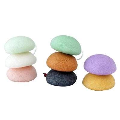 China 2021NEW Factory OEM Viable Natural Chinese Konjac Fiber Facial Sponge Facial Cleansing Breath konjac skin care for sale