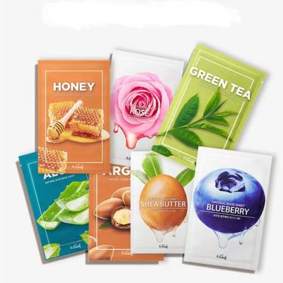 China OEM wholesale face moisturizer private label moisturizer fruit sheet natural organic korean whitening hydration face mask for sale