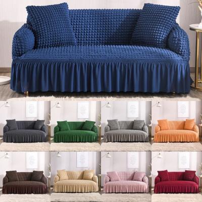 China Sofa Couch Cover Universal High Elastic Easy Fit Durable Protector Sofa Slipcover With Skirt for sale