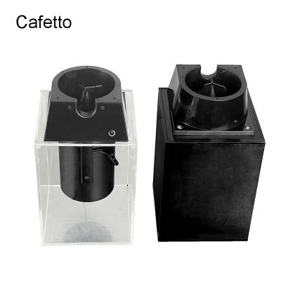 China Sustainable automatic coffee grind blow box portafilter 51mm machine espresso cleaner accessories. for sale