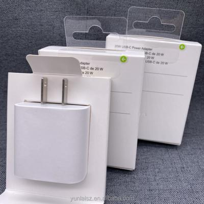 China Free Shipping Original Mobile Phone PD 18W Charger US EU Plug USB C Power Adapter Type C Fast Charger For iPhone 11 Pro Max With Package for sale