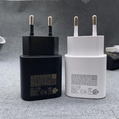 China Original Super Fast Charger 25W USB High Speed ​​Type C Charger For Samsung S21 S20 Note10 Fast Charging Adapter for sale