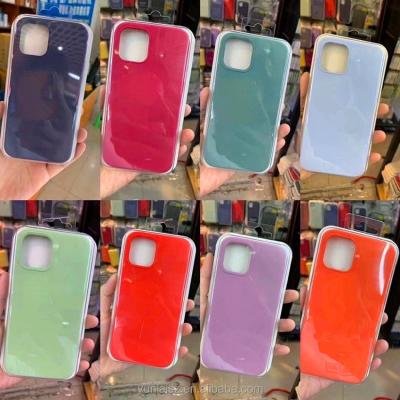 China Unique Original Liquid Silicone Case For iPhone 6 7 8 X Original Official Logo , For iPhone 11 Pro Silicone 12 Case for sale