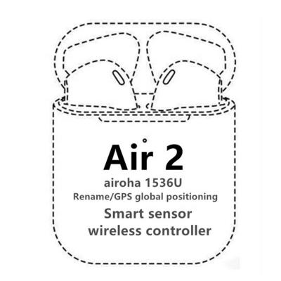 China GEN 2 Airoha 1536u 2 tws Perfect Wireless Earphones Light Noise Sensor Air Rename GPS Setting 2nd Generation Earphone for sale