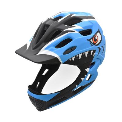 China FX-209 S Tournow Outdoor Activity Helmet OEM ODM Full Face MTB Safety Bicycle Helmet with Chin Protect for Kids Balance Bike for sale