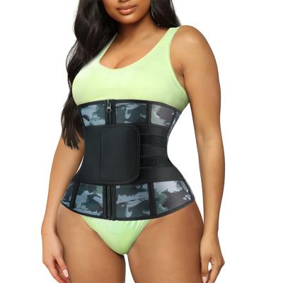 China Fupa Ann Michell Floral Breathable Women Antibacterial Custom Colombian Butt Lift Seamless Sauna Effect Workout Waist Trainer Suppliers for sale