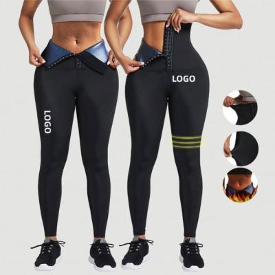 China Dropship High Quality Belt Lift Sports Waist Thermogenic Pants Plus Plus Size Women Shaper Corset Waist Trainer Leggings for sale