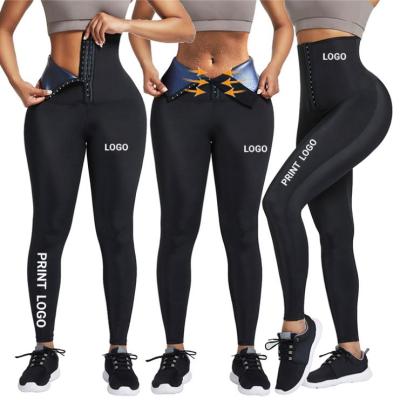 China Antibacterial Fitness Custom Gym Wear Soft Belly Butter Control Slimming Booty Sports But Lift High Waist Women Yoga Pants Leggings for sale