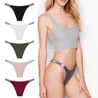 China New Dropshipping Breathable Hipster Plus High Rise Seamless Big Rhinestone Nyron Waist Slips Ladies Lingerie Thong Women Underwear Panties for sale