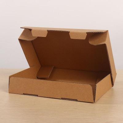 China Free Sample Recycled Materials Kraft Corrugated Pizza Packaging Paper Box With Custom Logo for sale