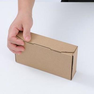 China Recycled Materials Kraft Paper Custom Black Packaging Corrugated Eco Friendly Paper Shipping Box for sale