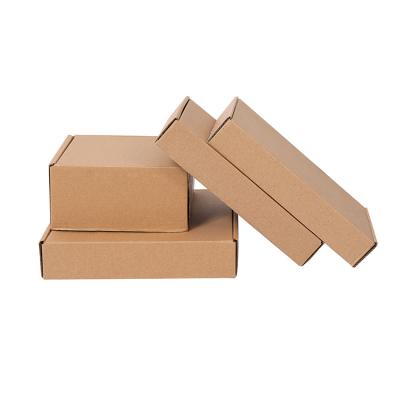 China Recycled Materials Corrugated Shoe T-Shirt Clothing Kraft Shipping Mailing Box for sale