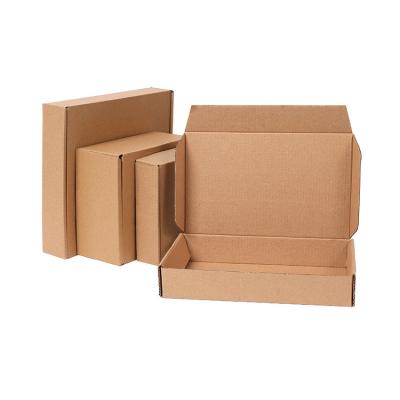 China Recycled Materials Clothes Dress Corrugated Cardboard Luxury Paper Shipping Mailing Boxes for sale