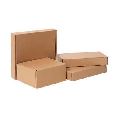 China Direct Selling Recycled Materials Factory Kraft Corrugated Cardboard Gift Package Box for sale