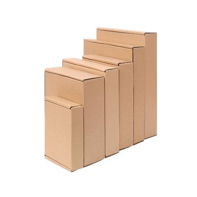 China Recycled Materials Skincare Cosmetics Fold Kraft Packaging Corrugated Paper Cardboard Box for sale