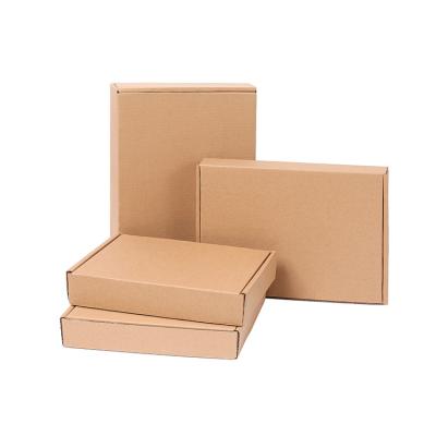 China Recycled Custom Baking Materials Brown Kraft Paper Corrugated Thick Paper Compartment Box With Logo for sale