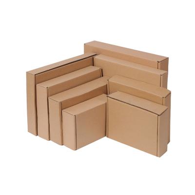 China Best Selling Recycled Materials Kraft Paper Gift Wrapping Mailer Mailing Boxes for sale