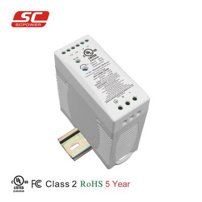 China LED lighting electronic enclosure power supply din rail ac dc 24v 60w led transformer dimmbable led din rail triac driver for sale