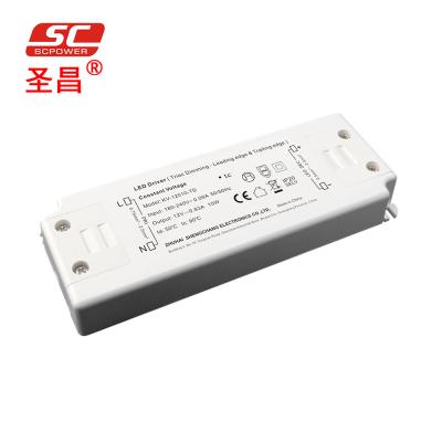 China Dimmable Led Plastic Triac Driver Power Supply Housing Transformer For 10W 12v 24v Dimmable Triac KV-24010-TDL for sale