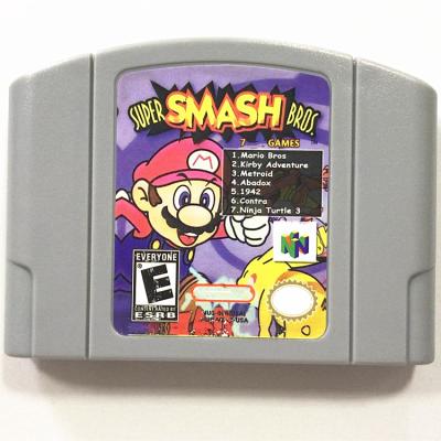 China English Version Super Smash Bros N64 Multi Card 7 in 1 PB-N64001 for sale