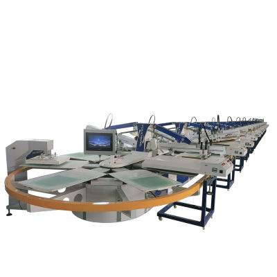 Κίνα 30 Color 96 Stations Silkscreen Printing Machine Clothes Screen Printing Machine προς πώληση