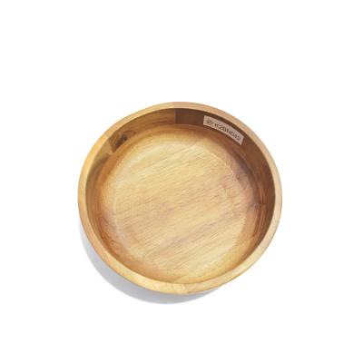 China Soild Single Viable Single Natural Sweet Log Snack Rice Noodle Serving Bowl Set for sale