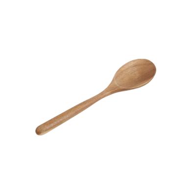 China Kitchen Utensil Fashionable Restaurant Leachate Salad Classic Sustainable Solid Cooking Wooden Spoons for sale