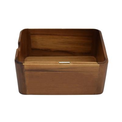 China Household Kitchen Toy Storage Basket Candy Container Cosmetics Safe Viable Organizer Open Storage Box for sale