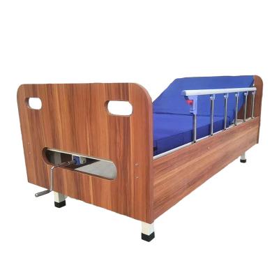 China Hospital Bed Factory Quality Guarantee 2 Function Wooden Nursing Patient Bed For Rehabilitation Home Hospital for sale