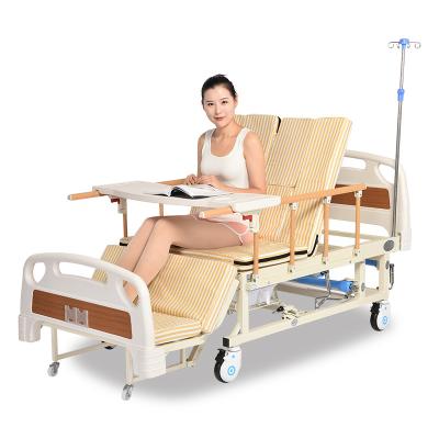 China Hospital Bed Three Crank Multifunctional Medical Hospital Bed Hospital Nursing Patient Bed for sale