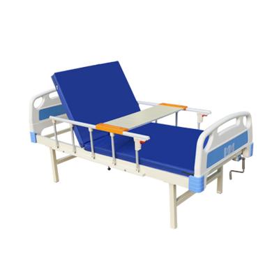 China Cheap hospital bed price all size 1 crank manual hospital bed furniture with side rails for sale for sale