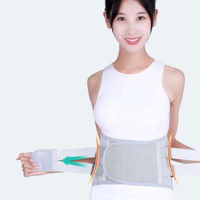 China Double Pull Back Brace Lumbar Support Breathable Breathable Back Pain Waist Support for sale