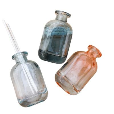 China Personal Care YJ new colorful aromatherapy glass bottle ornaments perfume essential oil glass bottle diffuser bottle for sale