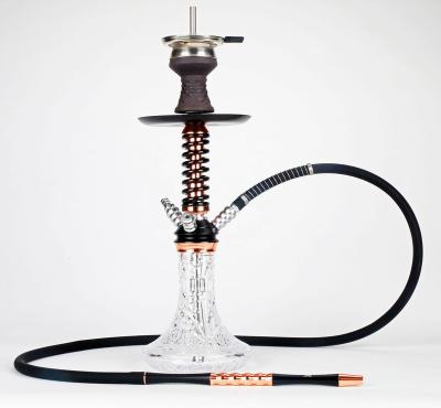 China Eco-friendly YJ Hot Selling Three Head Spring Black Mud Ceramic Arabian Water Smoke Hookah shisha Water Smoke Bottle Factory Wholesale for sale