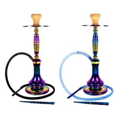 China Eco-friendly YJ wholesale price bar KTV high-grade dazzle color Arabic hookah single tube medium shisha  product for sale