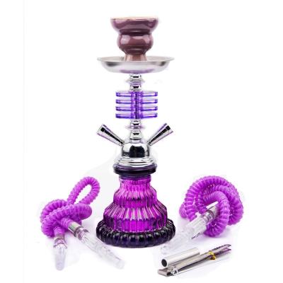 China Eco-friendly YJ wholesale customized hooka acrylic double pipe hookah glass jugs accessories shisha for sale