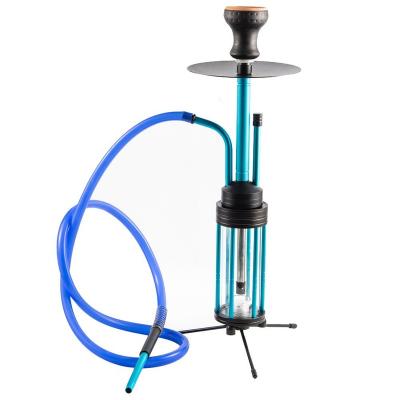 China Eco-friendly YJ factory price arabic hookah set glass LED light shisha portable hookah wholesale for sale