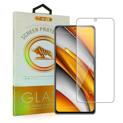 China Anti-fingerprint/Anti-shatter/Anti-water Hot Sale 2.5D Factory Quality High Clear Glass Screen Protectors For Xiaomi POCO F-3 for sale