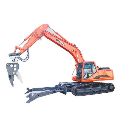 China All Brands Excavator EBESTER New Design Alternative Car Dismantling Vehicle Demolition Machine High Energy Long Warranty Hydraulic Excavator for sale