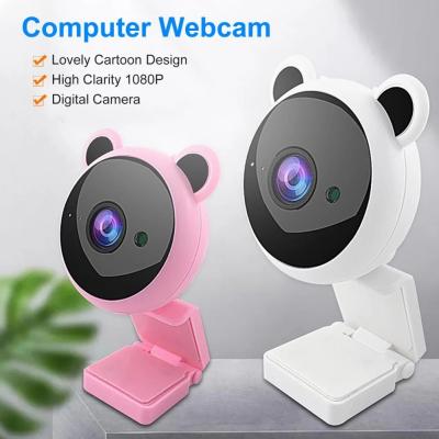 China 1080P webcam for PC webcam clarity 1080P digital camera the top of beautiful cartoon ABS computer-computer design for Live Stream for sale