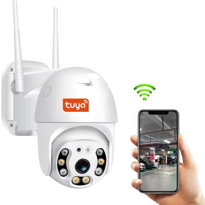 China Temperature Measurement 3MP Tuya Smart Wifi CCTV Camera IP Network PTZ Camera with Human Detect IR Smart Auto Tracking Function for sale