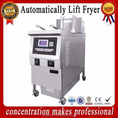 China Automatic potato lift-out basket etc. Automatic Electric Henny Deep Fryer Deep Frying Meat Fritter Meat Fritter for sale