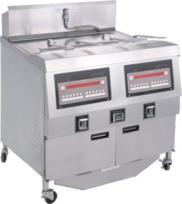 China 2 Pots 4 Baskets CE 2 Baskets OFG-322 Commercial Restoration Commercial Deep Fryer Gas With Cabinet for sale