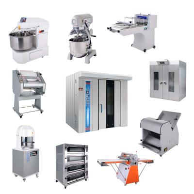 China Bread Bakery Machine A Full Set Bakery Equipment / Bread Bakery Ovens / Rotary Baking Industrial Bakery Oven for sale