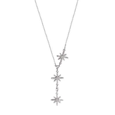 China New Fashion Star Cute Stainless Steel Necklace Female Clavicle Chain Personality Pendant for sale