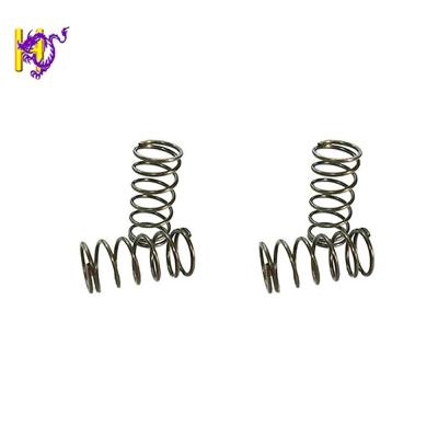 China Custom 1.5mm Titanium Mold Steel Compression Spring Coil With Flat End for sale