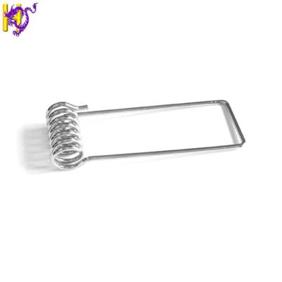 China Round SS316 Stainless Steel Spiral Torsion Spring Clip Double Wheel for Led Light for sale