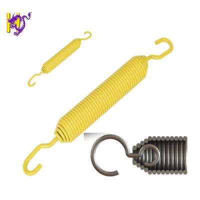 China 65Mn Gate Trucks Brake Tension Coil Spring With Double Hooks for sale